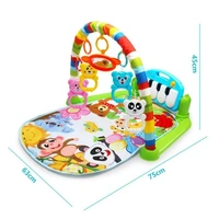 Kick and Play Multi-Function High Grade Plastic Piano Baby Gym and Fitness Rack - Multi-color