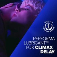 Durex Condoms, Extra Time For long Lasting Pleasure - Pack of 10N Condoms - 180 mm