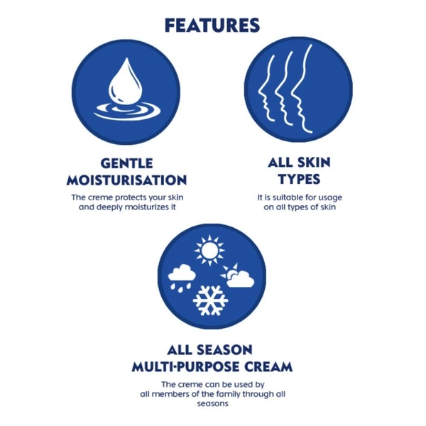 NIVEA Crème, All Season Multi Purpose Cream, 100ml 42204251