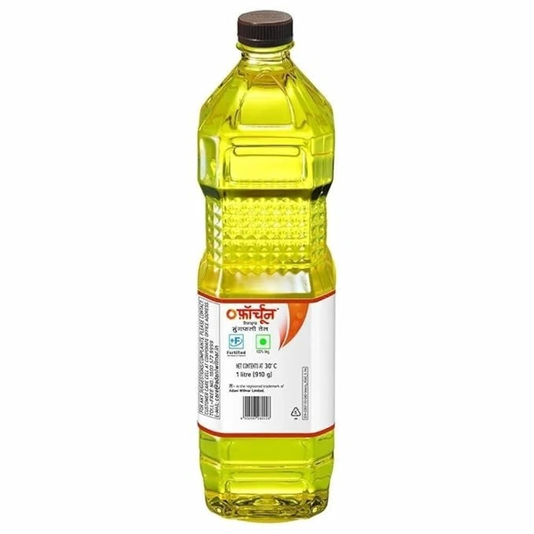 Fortune Refined Groundnut Oil, 1L, (PET Bottle)