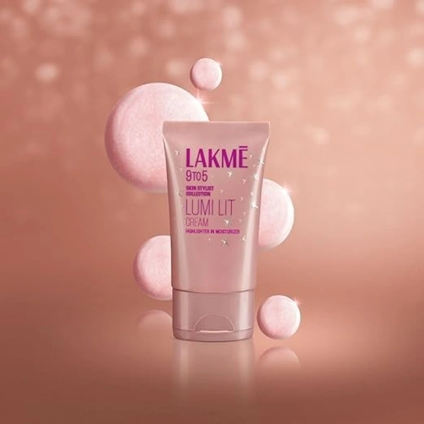 LAKME 9 TO 5  LUMI LIT CREAM | Skin Dewy Rose 30g - 30g