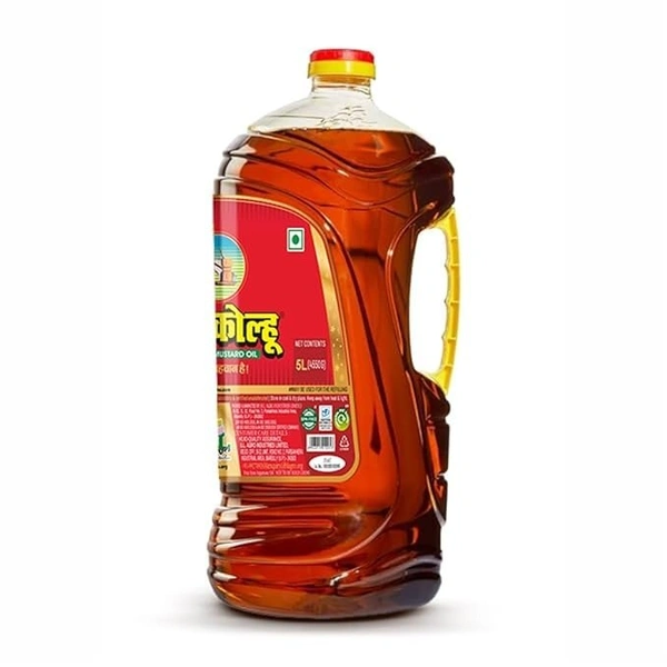 Bail Kolhu Kachi Ghani Mustard oil 5 ltr