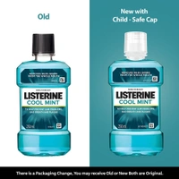 Listerine Cool Mint Mouthwash Liquid, Removes 99.9% Germs - 250ML