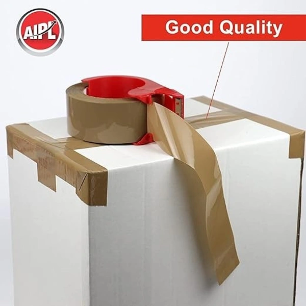 AIPL Heavy Duty Gold Category Brown Packing Tape, Packaging Tape Refill Rolls, 1 Rolls 72MMX100MTR for Sealing, Moving, Shipping, Office&Storage