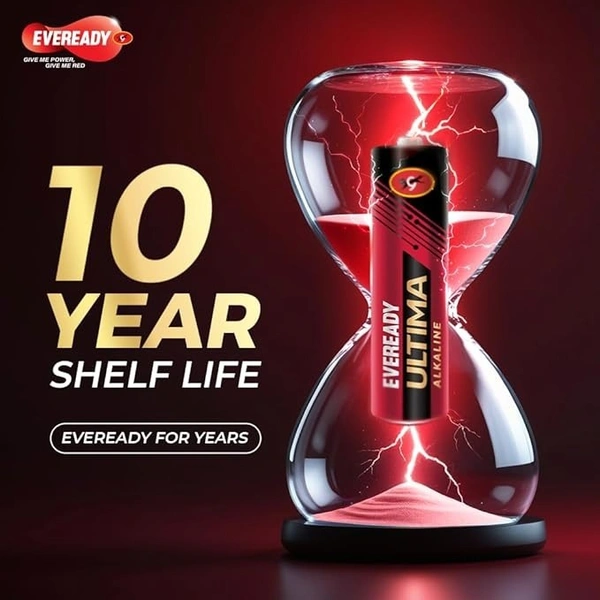 Eveready Ultima Alkaline AA Battery, 400% Longer Lasting, Anti-Leak Turbolock Technology, Eco-Friendly Batteries for High-Drain Devices Household Devices & Toys, 1PCS