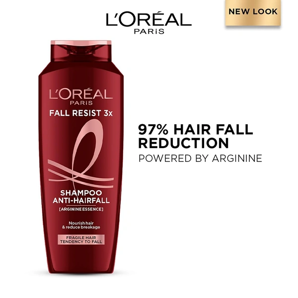 L'Oréal Paris Anti-Hair Fall Conditioner, Reinforcing & Nourishing for Hair Growth, For Thinning & Hair Loss, With Arginine Essence and Salicylic Acid, Fall Resist 3X, 180/192.5 ML (Weight May Vary) 8901526102327