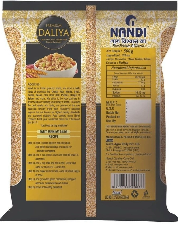 NANDI नाम विश्‍वास का Dalia|500 GM