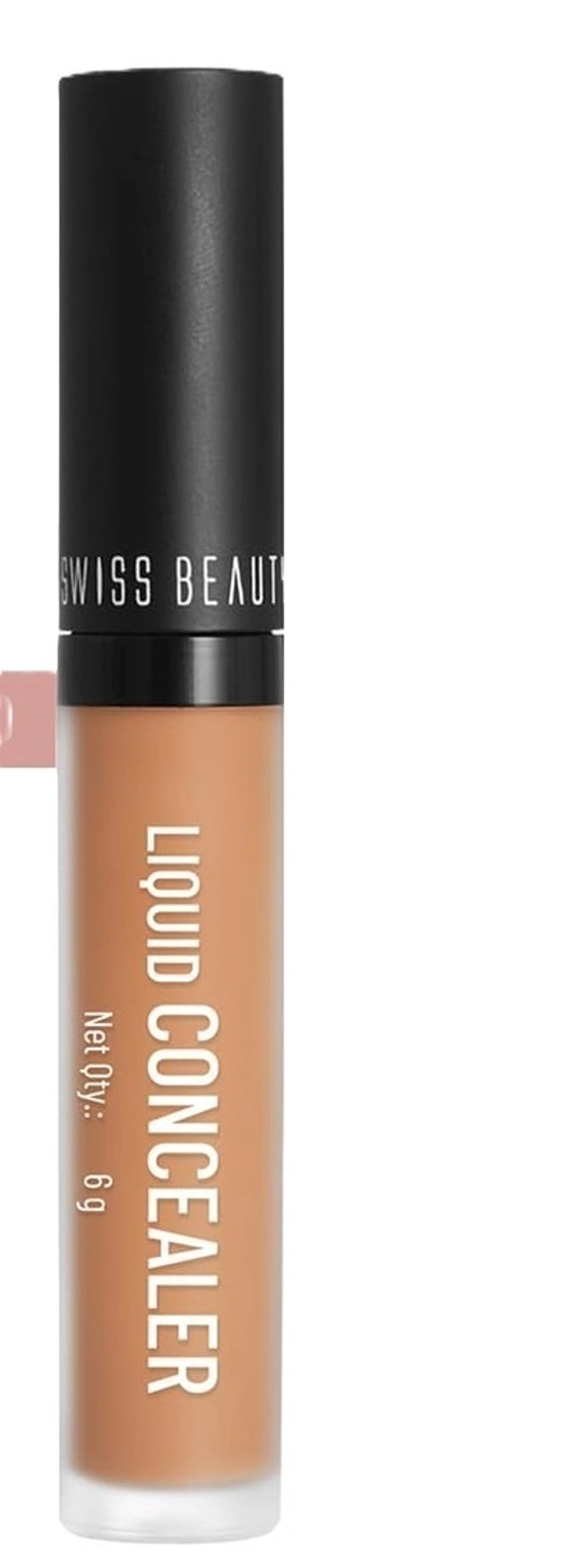 Swiss Beauty Liquid Light Concealer With Full Coverage |Easily Blendable Concealer For Face Makeup With Matte Finish  - 6g, Light Moyen