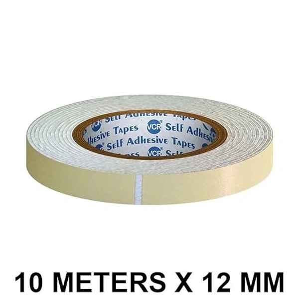 Double Sided Self Adhesive Acrylic Foam Mounting Tape for Wall,Craft, Furniture, Paper, Hooks,Sheet (1), Cm, White