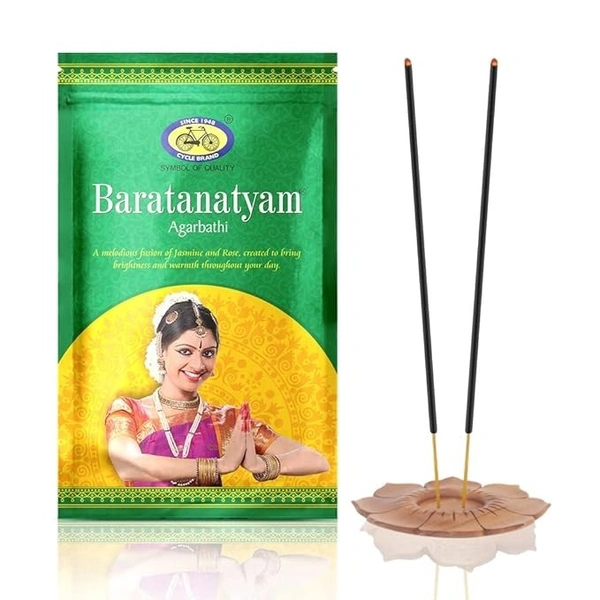Cycle Pure Agarbatti | Baratanatyam Incense Sticks | Jasmine and Rose Fragrance  - 160g