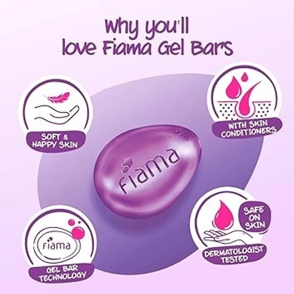Fiama Gel Bar Celebration Pack with 5 unique Gel Bars, 125g (Buy 4 get 1 Free) 8905110001300
