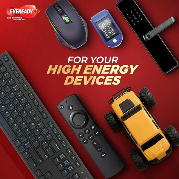 Eveready Ultima Alkaline AA Battery, 400% Longer Lasting, Anti-Leak Turbolock Technology, Eco-Friendly Batteries for High-Drain Devices Household Devices & Toys, Pack of 1