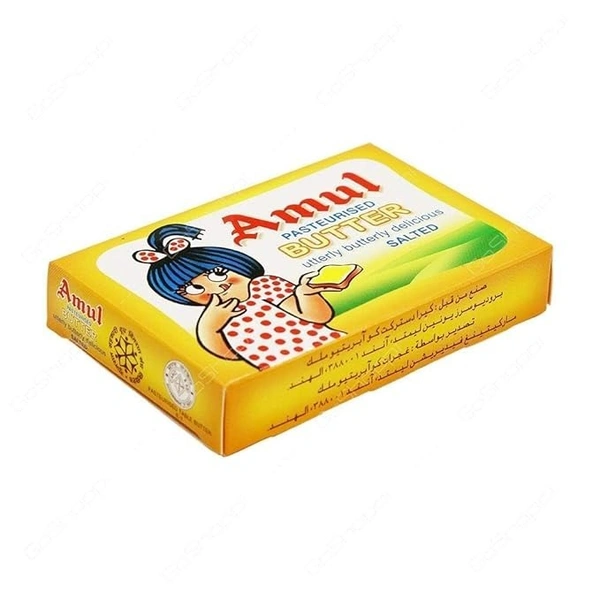 Amul Salted Butter Pasteurised, 100 Grams - 100g