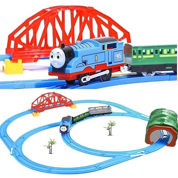 Thomas Battery-Operated Express Toy Train Set for Kids | DIY Railway Tracks | Adventure Train with Lights, Sound, Over-Bridge, Tunnel Cave | Ideal Gift | Fun & Learning. - ‎12 x 10 x 12 cm, Multi-color