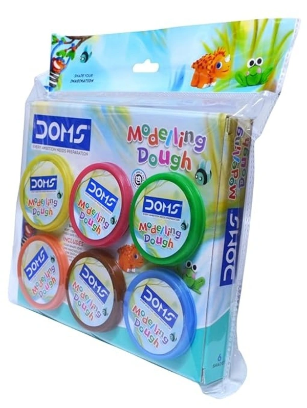 DOMS Modelling Dough 6 Shades(150gm) - 6shades