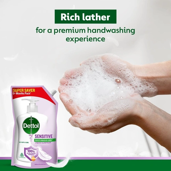 Dettol Sensitive Liquid Hand Wash Refill - 675 ml