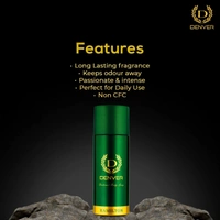 Denver Hamilton Deodorant 150 ML Each,  | Long Lasting Deodorant Body Spray For Men