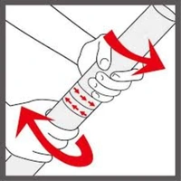 Foil & Paper Confetti Popper Shooter - Red