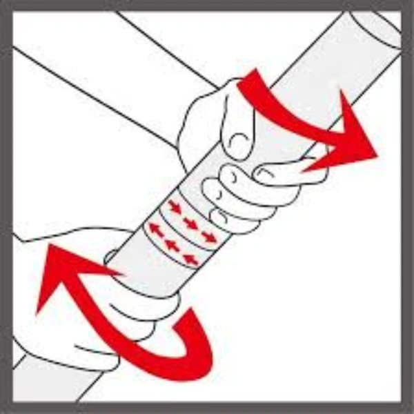 Foil & Paper Confetti Popper Shooter - Red