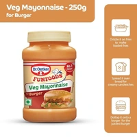 Dr. Oetker FunFoods Dr. Oetker Fun Foods Veg Mayonnaise Burger, Made with 38% Tomatoes, 250grams