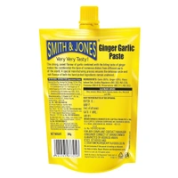 Smith & Jones Ginger Garlic Paste, 200g, India's No.1 Cooking Paste, Thick & Coarse Paste for Cooking, Aromatic & Flavourful