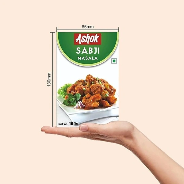 Ashok Sabji Masala | Blended Spice With Natural Ingredient For Delicious Cooking - 100 Gram - 100g