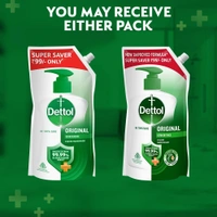 Dettol Liquid Handwash Refill - Original Hand Wash- 675ml | Germ Defence Formula | 10x Better Germ Protection