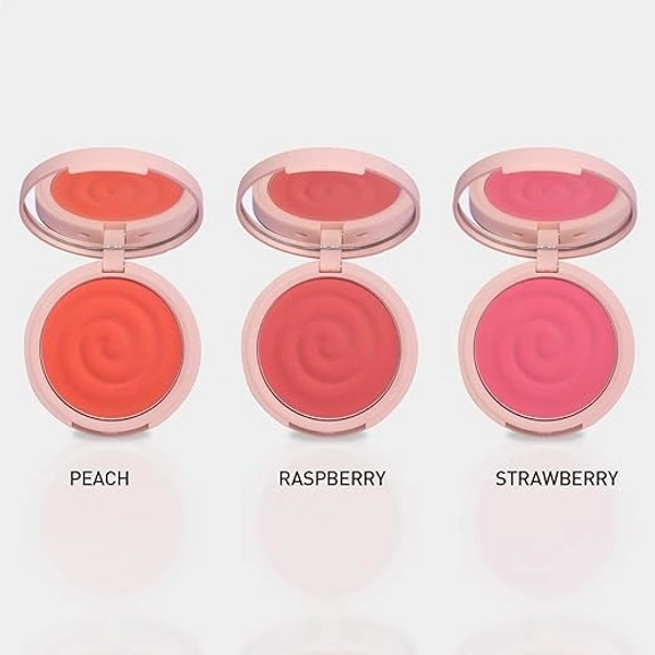 MyGlamm K.Play Flavoured - Peach Blush | With Vitamin C | Matte Finish | Blush Powder - 9 g, Sweet Peach