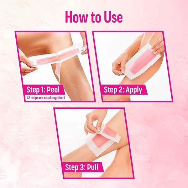 Veet Professional Waxing Strips Kit for Normal Skin, 20 Strips (Pack of 2) | Gel Wax Hair Removal for Women | Up to 28 Days of Smoothness | No Wax Heater or Wax Beans Required veetbwes91191116