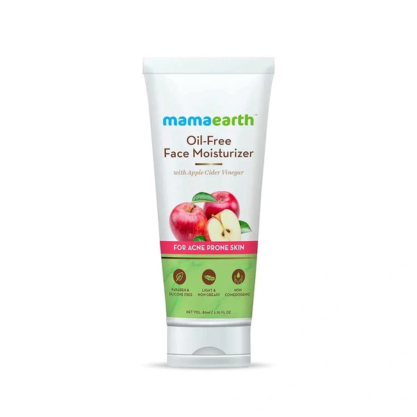 Mamaearth Oil-Free Moisturizer For Face With Apple Cider Vinegar For Acne Prone Skin, 80 g 