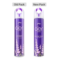 Godrej aer Spray | Room Freshener for Home & Office - Lavender Bloom (220 ml) | Long-Lasting Fragrance