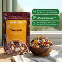 Khetika Trail Mix 200g | 7 Superfood in 1 Mix | Dry Fruits & Seeds Mixed pack, Energy Power Pack Contains Almonds, Cashews, Cranberries,Black Raisins, Long Raisins, Pumpkin Seed, Blueberries