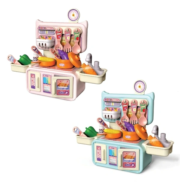 Dream Kitchen Playset Toy | Play Realistic Cooking Action Modern Kitchen Set  - ‎8.5 x 27.2 x 31.7 cm, Multi-color