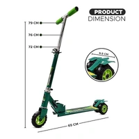 Archana Novelty Heavy Duty Skate Cum Scooter for Kids Learning & Play time|| with 3 Wheels & Upto 20kg Weight Capacity || Multicolor - Adjustable, Multicolor