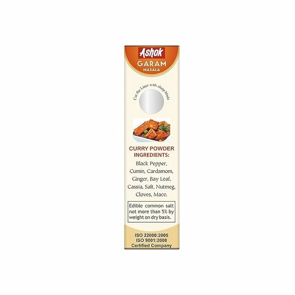 Ashok Garam Masala | Blended Spice With Natural Ingredient For Delicious Cooking - 100 Gram - 100g