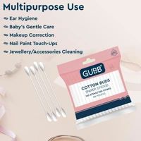 GUBB Cotton Buds Paper Stick In Pouch 100S, 