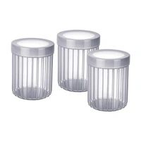 Joyo Better Home Linea Container 1500 ml (3 Pcs Set) - White - 1500 ML, White