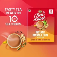 Red Label Instant Masala Chai Premix 13 g (Pack of 10)