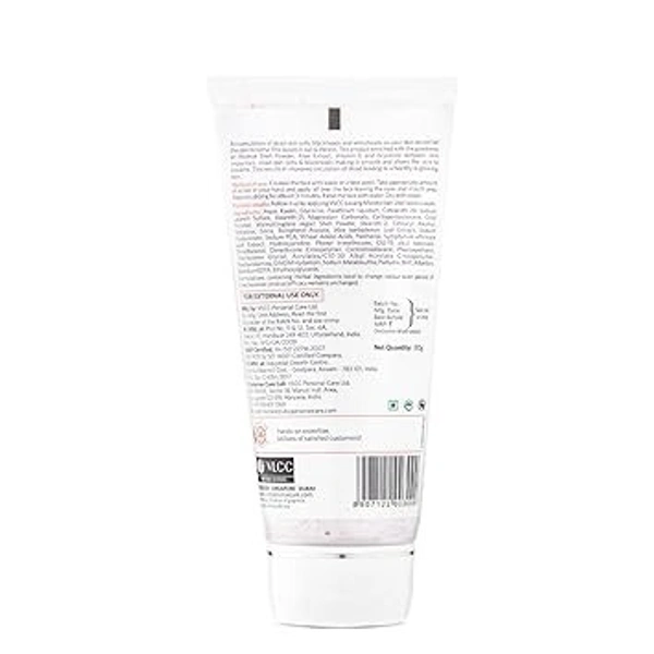 VLCC Walnut Face Scrub - 80g - (Pack of 2) | Moisturizing Scrub For Mild Exfoliation | Helps Reduce Skin Damage | Soothing, Calming and Brightening Scrub | Tanning Protection Against Sun Damage. 8907122003099