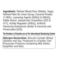 Americana Coconut Cookies,Crispy Crunchy Biscuits with Real Coconut Flavor, Family Pack of 1 Perfect for Snacking & Tea-Time - 490g