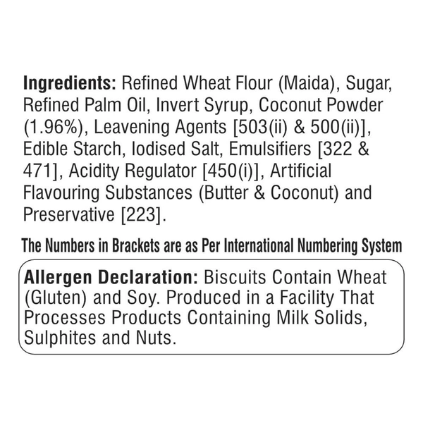 Americana Coconut Cookies,Crispy Crunchy Biscuits with Real Coconut Flavor, Family Pack of 1 Perfect for Snacking & Tea-Time - 490g