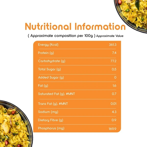 FORTUNE Thick Poha, Source of Fibre and Protein, 500grams
