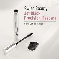  Swiss Beauty Waterproof Volume Mascara | Smudge Proof Curling Mascara For Eye Makeup  - 8.5ML, Black