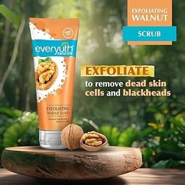 Everyuth Naturals Exfoliating Walnut Scrub, 100gm, Tube 8901120141029