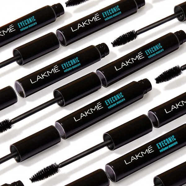 Lakme Eyeconic Volume Mascara | Instant Volume | Water-Resistent - 8.5 ML, Black