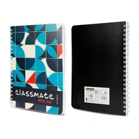 Classmate Pulse 6 Subject Notebook - Unruled, 300 Pages, Spiral Binding, 267mm*203mm