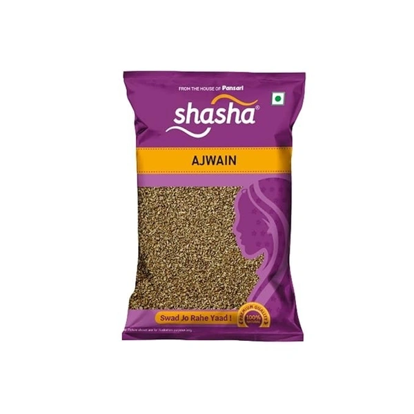 Shasha Spices, No artificial colors and No preservatives | Fresh masala, healthy and 100% Natural, Whole Carom Seeds (Sabut Ajwain) - 100g