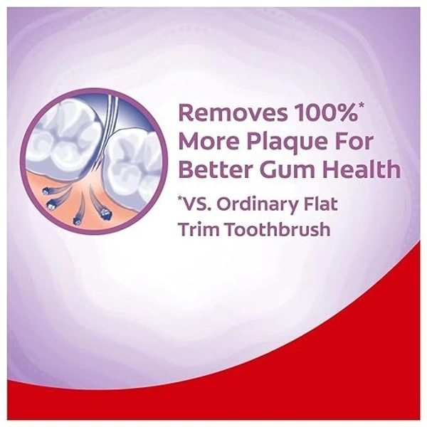 Colgate Gentle Gumcare Manual Toothbrush for adults - Po4, Ultra Soft Bristles Pack of 3 - Multicolor