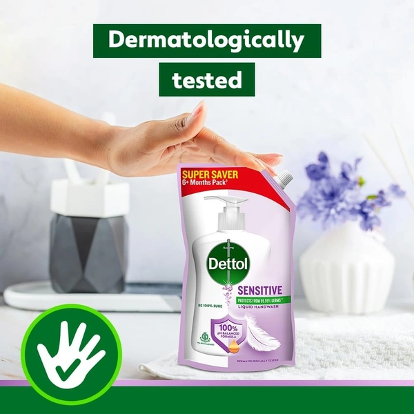 Dettol Sensitive Liquid Hand Wash Refill - 675 ml 