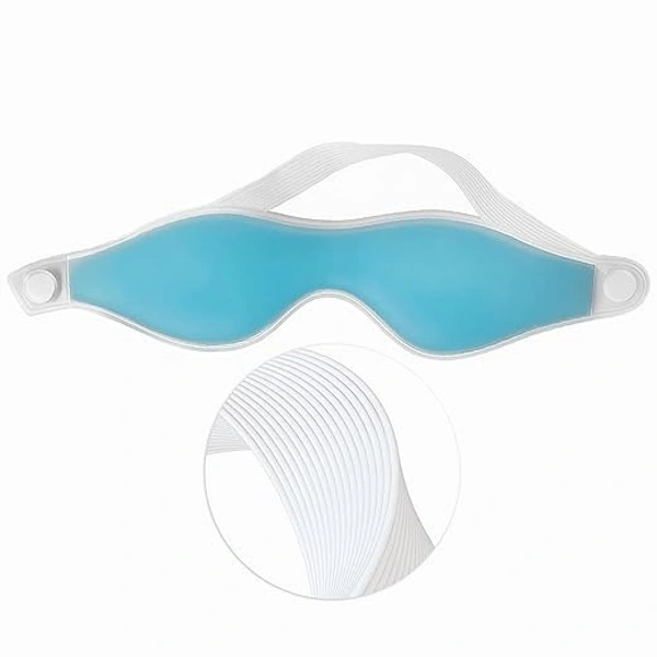 GUBB Soothing Gel Eye Mask For Dark Circles, Puffy Eyes, Dry Eyes, Pain Relief, Redness, Eye Patches, Eye Relaxing Cooling Gel |Eye mask for Women and Men | Cooling Relaxation for Tired Eyes | Universal Fit, Blue